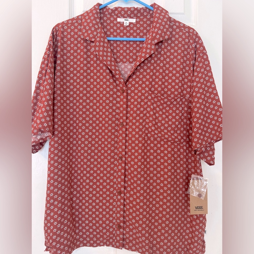 Brand New VANS Button down